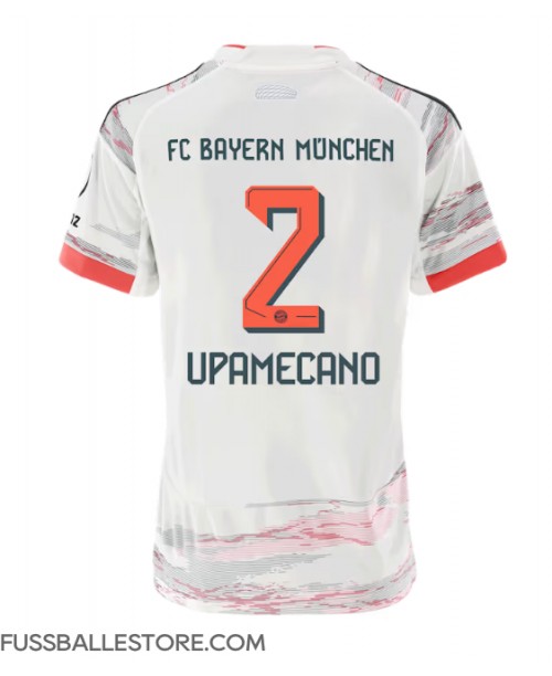 Günstige Bayern Munich Dayot Upamecano #2 Auswärtstrikot Damen 2025-26 Kurzarm Günstige Bayern Munich Dayot Upamecano #2 Auswärtstrikot Damen 2025-26 Kurzarm